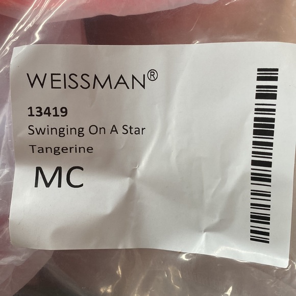 Weissman Swinging Star Tangerine Dance Costume - Picture 5 of 6